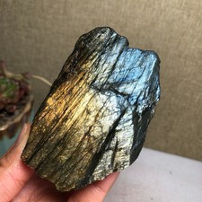 77-70-54mm Natural Labradorite Crystal gemstone Rough Mineral Specimen A4419 picture