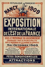 ✨ Nancy 1909 Exposition Poster 🗞️ 24x36 picture