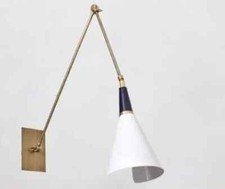 Handmade Vintage Inspired SCICCOSO Brass Wall Lamp , Handcrafted Wall Lamp Light picture