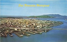 Postcard CA: San Francisco Waterfront, Aerial View, San Francisco picture