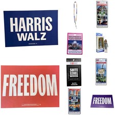 HARRIS WALZ 2024 DNC Placard Bundle: Kamala Democratic National Convention Floor picture