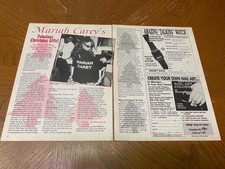 Mariah Carey teen pinup clipping vintage 90’s Christmas gifts Superteen pix picture