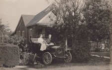 1909 Buick Touring Car Women at Wheel Antique Auto 1909 - RPPC Photo Postcard picture