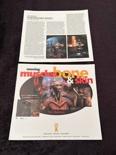 THE ARRIVAL 1996 ad & article on the Visual Effects with aliens, Charlie Sheen picture