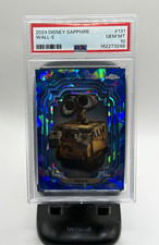 2024 Topps Disney Sapphire WALL-E Pixar PSA 10 GEM MT (1st Year Sapphire 🔥) picture