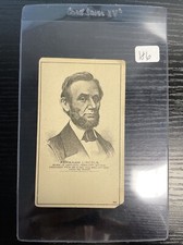 Abraham Lincoln Hd2a  1880s USA President Card G2U picture
