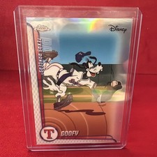 2026 Topps Chrome Disney Goofy MLB #MLBH-40 Texas Rangers SSP Silver picture
