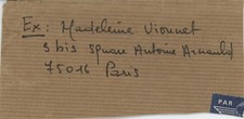 Madeleine Vionnet - Vintage Clipped Signature picture