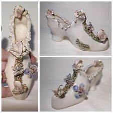 Rare Vtg Ceramic Ladies Miniature Shoe 2,5*5