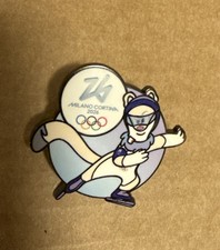 2026 Milano Cortina Winter Olympics Mascot Pin Tina Speed Skating Brand New picture