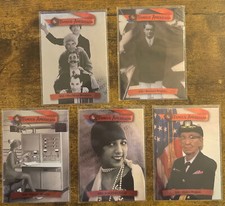 2021 Historic Auto Famous Americans /150 Card Lot (5) picture