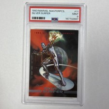 1993 Marvel Masterpieces SILVER SURFER #11 PSA 9 Mint Avengers MCU New Case picture
