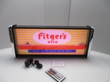 Fitger's Beer with Boat pic LED Display lighted sign lightbox picture