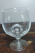 Baileys Coffee Bailey Etched Snifter Cordial Lead Clear Glass Tulip Stemmed  picture