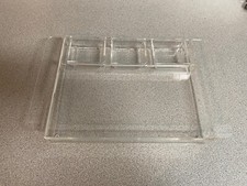 Vintage 15x9.75” Clear Lucite MCM Hors D’oeuvres Charcuterie Tray ETICUL Taiwan picture