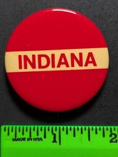 Vintage Indiana College University Pinback Pin picture