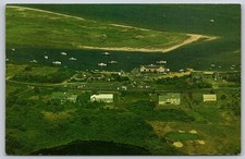 Chatham Fish Pier Chatham Cape Cod Aerial View Boats MA Postcard PC232 picture