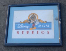 Vintage 1987 Disney MGM Studios Framed Sign. picture