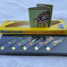 Vintage 1991 Camel Hard Pack 5 Lighter Collectors Set Joe Camel w/C-Notes picture