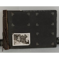WWII Era Panama Canal Zone Corps Engineers Scrapbook Telegrams Photos 1941-42 picture