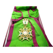 Order of Saint Lazarus of Jerusalem Grand Cross Sash Badge Medal in Case picture