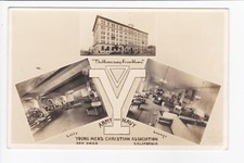 Army & Navy Young Men's Christian Association San Diego California YMCA RPPC picture