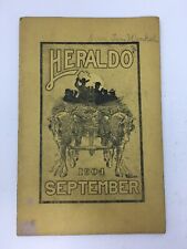 1904 The Heraldo Denver West High School Publication Booklet Antique picture
