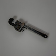 Vintage 10” Adjustable Pipe Wrench Monkey Wrench DUNLAP Forged In USA GUC picture