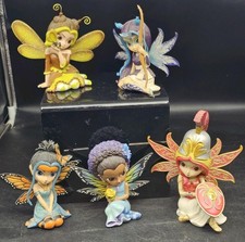 Jasmine Becket-Griffith Fairy Dragonling Figurines Hamilton Collection Lot of 5 picture