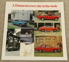 Original NOS Dealer Sales Brochure 1971 Datsun Every Day of the Week 1200 510 picture