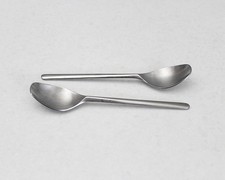 2 Rosenthal Composition S Teaspoons Tapio Wirkkala Mid Century Stainless Steel picture