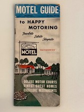 Vintage 1949 1950 American Motel Association Guide to Happy Motoring Nationwide picture
