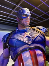 Sideshow Captain America Chris Evans Custom Portrait 1/4 Scale Custom Fan Art picture