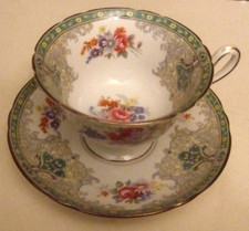Shelley China Cup and Saucer Georgian Pattern Bone China Never Used picture