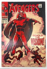 Avengers #57 1968 Marvel Comic 1st Vision Key Silver Age Complete Nice Copy picture