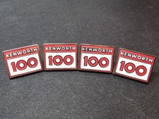 4-Pack Kenworth 100 Year Centennial Lapel Pins Semi Truck Driver Gift Lot KW NEW picture