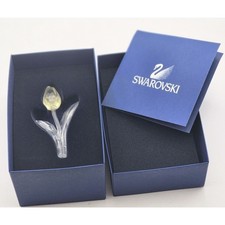 Vintage Swarovski Crystal Yellow Tulip Figurine 2004 picture