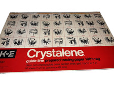Vintage 1980 Keuffel & Esser Crystalene Tracing Paper 11x17 43 Sheets K&E 109643 picture