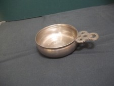 Antique 1930's Williamsburg Stieff Small Pewter Porridge Cup 4 3/4