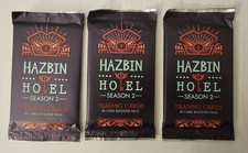 Hazbin Hotel Season Two Trading Cards 1st Edition Booster Pack Sealed S2 - x3 picture