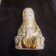 HANDPAINTED GILT MOTHER MARY STATUE Ukraine picture