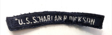 US Navy USS Harlan P Dickson DD-708 rocker Patch 3.5