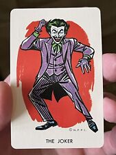 EXTREMELY RARE VINTAGE 1966 BATMAN THE JOKER ROOKIE YEAR PLAYING CARD GAME picture