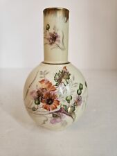 Vintage Porcelain Bud Vase Handpainted Floral About 6