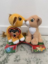 Authentic Vtg 1993 Disney The Lion King Kissing Simba & Nala Plush NEW IN BOX picture