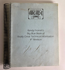 Randy Fromm Big Blue Book of Technical Information 4th Arcade School Original picture