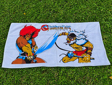 Vintage 1986 ThunderCats Beach Towel – Lion-O vs. Monkian – Original 80s Cartoon picture