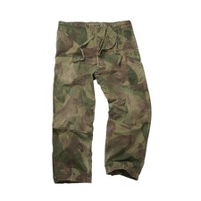 Army Trouser Original Belgian Vintage Rare WWII Combat Pants Brushstroke Camo picture