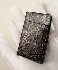S.T. DUPONT Lighter Ligne2 Constantine Black Lighter Ping Sound with gift box picture