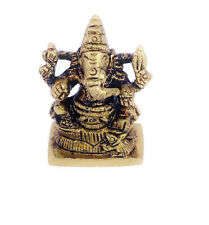 Traditional Brass Lord Ganesha Showpiece For Car Dashboard & Home Decoration picture